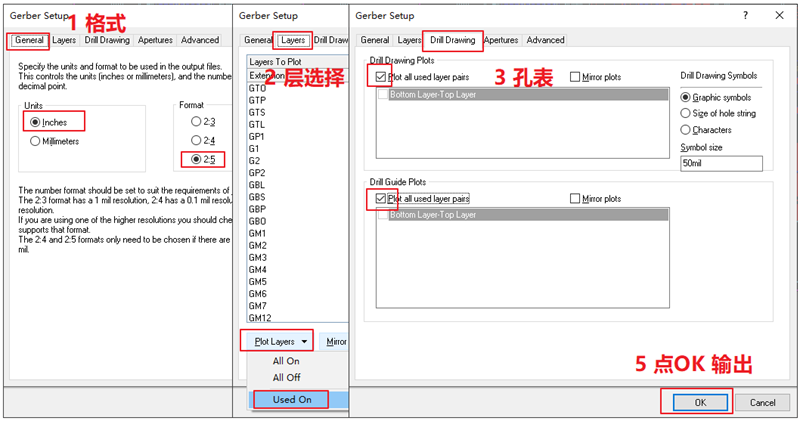 輸出Gerber部分，F(xiàn)ile下選擇 Gerber Files